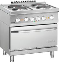 Bartscher El. Fornuis 700 B800 4 Pits EO - 286234W
