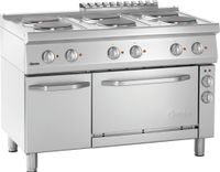 Bartscher Elektrisch Fornuis 700 B1200 6Pl EBO - 286247