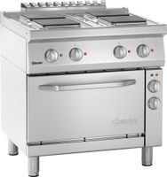 Bartscher EL. Fornuis 700 B 800 4pits EO - 286326