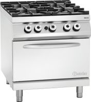 Bartscher Gasfornuis 900 B900 4 Pits GO - 2952171