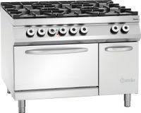 Bartscher Gasfornuis 6 Branders EO GN 2/1 NS - 2952481