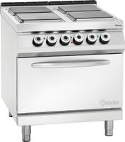 Bartscher El. Fornuis 900 B900 4 Pits EO - 296325