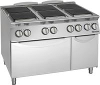 Bartscher 299217 Elektrisch fornuis 900 6 platen EBO