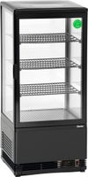 Bartscher Mini Koelvitrine 78L Zwart - 700277G