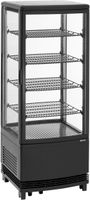 Mini-Koelvitrine 98L2T Zwart - 700698