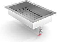 Crushed Ice Bak 1/1 Gn Inbouw Rvs Aisi 304 | Combisteel | 7013.2720