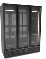 KOELKAST 3 GLASD. ZW. 1555L - CombiSteel 7072.1120