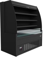 Koelvitrine 1.3 | Wandkoeling | Nachtgordijn | Zwart | CombiSteel 7080.0010