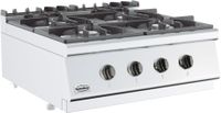 Combisteel Base 700 Gaskooktafel 4 Br. Tafelmodel | 7178.0205