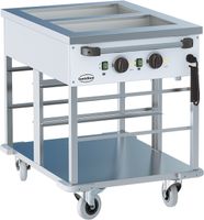Combisteel 7178.1155 BAIN-MARIE TROLLEY 2/1