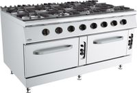 BASE 900 GASFORNUIS 8 BR. Met GASOVEN - Combisteel 7178.3030