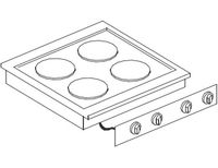 El. Kookunit 4 Pl. | Combisteel | 7266.0030
