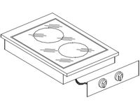 Keramische Kookunit 2 Zones | Combisteel | 7266.0035
