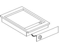 El.Bakplaat Glad 400V | Combisteel | 7266.0045