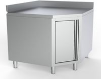 Werktafel Hoek Met Deur En Rand 1000/1000 Voor 600mm Tafels, combisteel 7333.0290