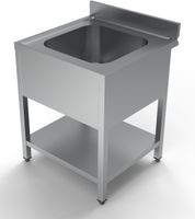 700 Spoeltafel Bodemschap 1 Midden 700, CombiSteel 7333.0815