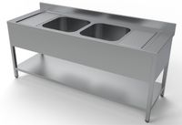 700 Spoeltafel Bodemschap 2 Midden 2000, CombiSteel 7333.0870