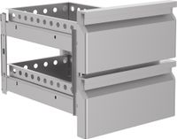 Ladenset | 2 lades voor lage koelwerkbank 650mm Standard Line  | 7451.0195 Combisteel