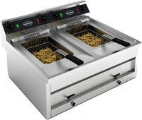 Combisteel Friteuse Tafel 2X12L 2X6Kw | 7455.0940