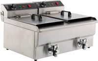 Elektrische Tafelfriteuse 2X8 L | Combisteel | 7455.1005