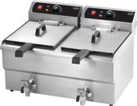 Elektrische Tafelfriteuse 2X10 L | Combisteel | 7455.1007