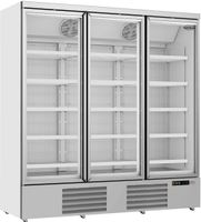 Display vrieskast | 3 Glasdeuren | 1450 L | Zilver | Combisteel | 7455.2220