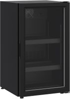 GLASDEUR KOELKAST TAFELMODEL 136L ZWART  - Combisteel 7464.0015