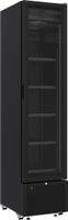 DRANKENKOELKAST 1 GLASDEUR ZWART 348L - Combisteel 7464.0210