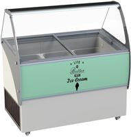 Schepijsvitrine Bali | 9 x 5 liter | Plus Opslagruimte | Combisteel | 7472.0100