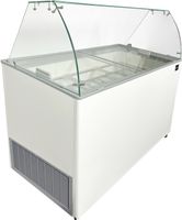 Schepijsvitrine Tenerife | 10 x 5 liter | + 12x Opslag | Combisteel | 7472.0135