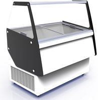 Combisteel Schepijsvitrine Ibiza | 8x5 liter | Plus opslagruimte | 7472.0140