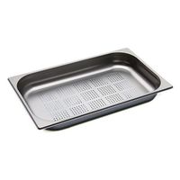RVS GNPan | Geperforeerd | 1/2GN | 15cm hoog | Combisteel | 7476.0220