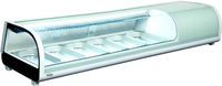 Sushivitrine B=153cm | 6x 1/3 GN | Wit | 62L | Combisteel | 7487.0075