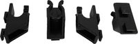 Set 4 Clips Zwart tbv 7487.0170-0175-0180, combisteel 7487.0184