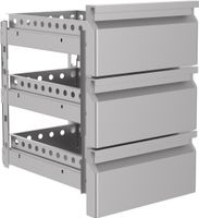 Ladenset | 3 lades (1/3) | Pro Line | Soft closing | Combisteel 7489.0523