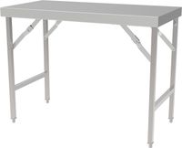 Inklapbare Werktafel | 120cm breed | RVS | Combisteel | 7490.0005