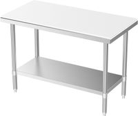 700 Snij Werktafel Bodemschap Demontabel 1200 | Combisteel | 7490.0295