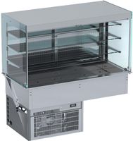 Drop-In Wandmodel Koelvitrine Recht - Roll-Up 4/1GN, CombiSteel 7495.0170