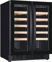 Wijnkoelkast 2 Deuren 100l Dual Zone, CombiSteel 7525.0030