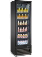 KOELKAST 1 GLASDEUR ZWART - CombiSteel 7526.0100