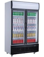 Koelkast 2 Glasdeuren 800l, Combisteel 7527.0100