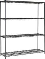 STELLING 4 LEVELS 1500 ZWART DEMONTABEL - Combisteel 7530.0035
