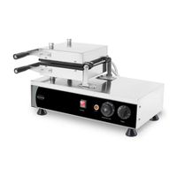 CombiSteel DRAAIBAAR WAFELIJZER 2ST BRUSS - 7540.0070
