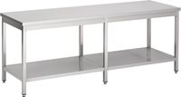 Werktafel | Bodemschap | 290cm breed | RVS | Combisteel | 7812.0038
