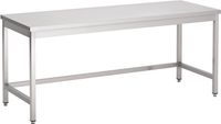 Werktafel | open onderstel | 100cm | RVS | Combisteel | 7812.0140