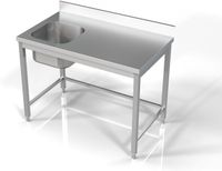 Combisteel 700 Spoeltafel 1 Links 1200 | 7812.0600