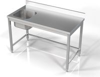 Combisteel 700 Spoeltafel 1 Rechts 1200 | 7812.0610