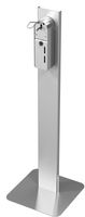 Combisteel RVS desinfectiepaal inclusief dispenser met elleboogbediening | 7812.1000