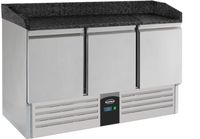 Combisteel 7950.0061 PIZZAWERKBANK 3 DRS ZWART