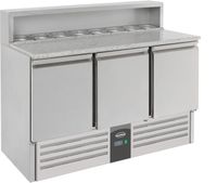 Pizzawerkbank | 3 Deuren | RVS | Combisteel | 7950.0065